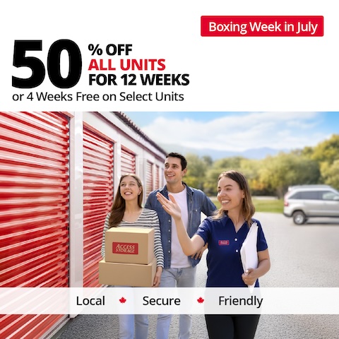 Access Storage - Barrie Mapleview Promotion