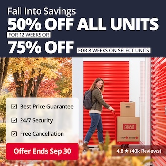 Access Storage - Barrie South Promotion