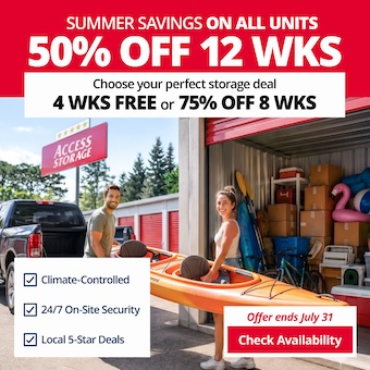 Access Storage - Barrie South Promotion