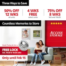 Access Storage - Barrie South Promotion