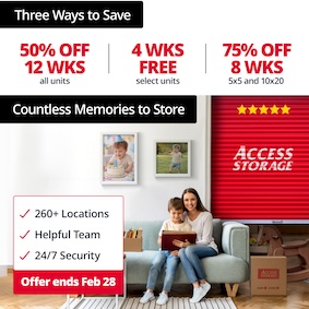 Access Storage - Barrie South Promotion